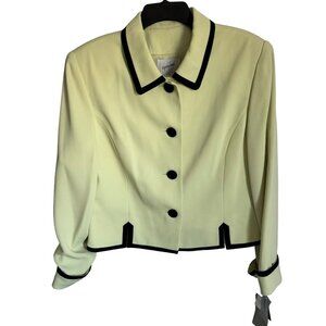 Jacqueline Ferrar Jacket Size 14 Light Green Women Blazer Jacket